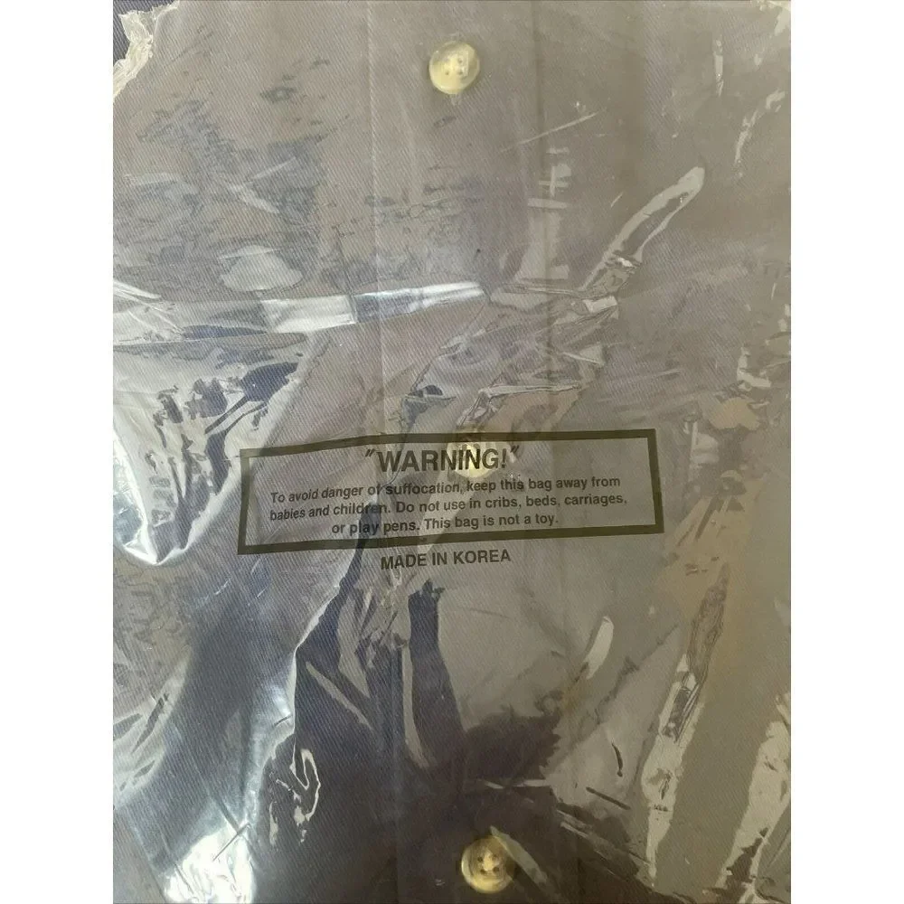 Lion’s Den By Haband Men’s Dress Shirt Size M 15.5 / 16 Navy Blue Brand New